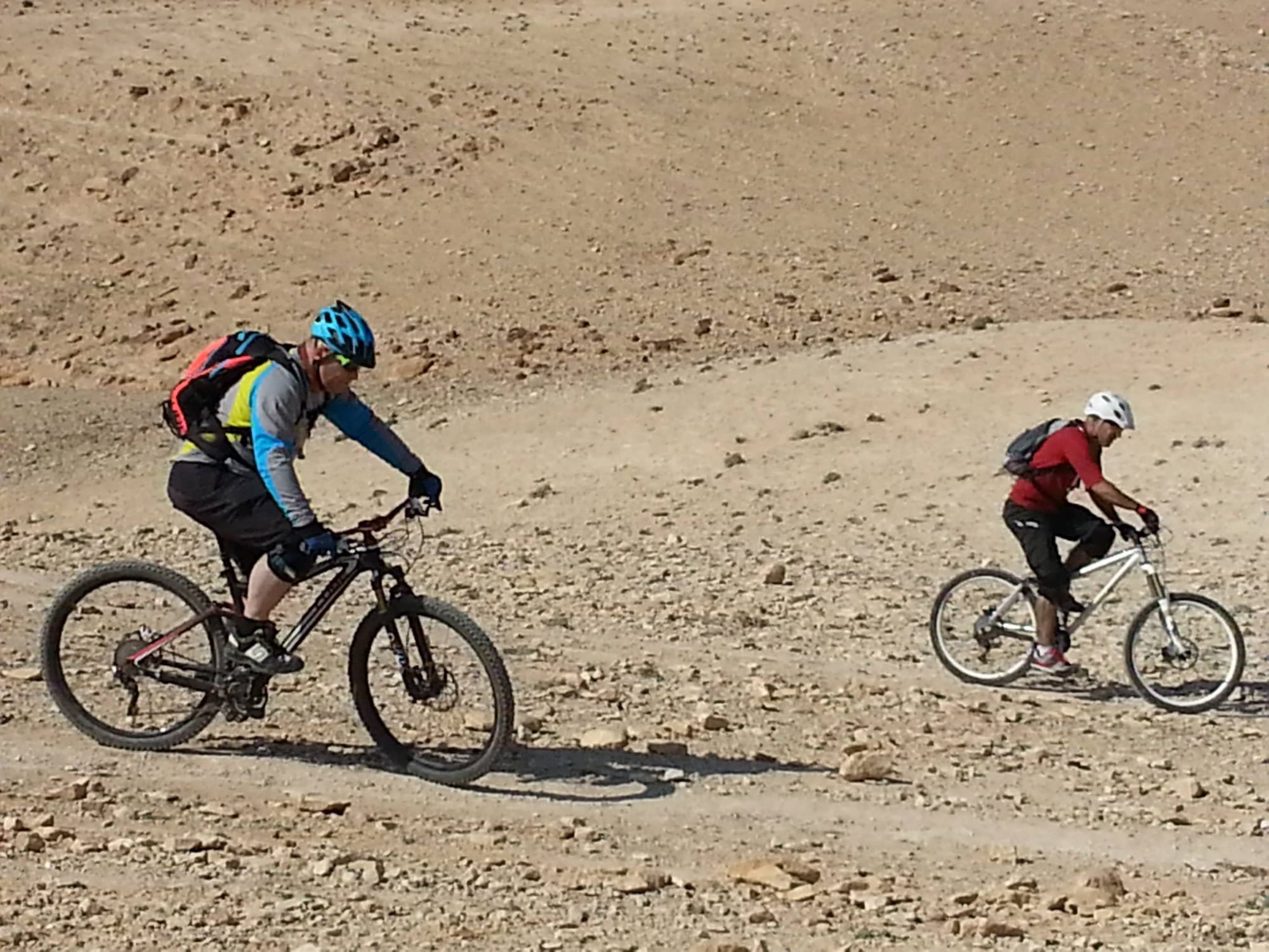 Mountain biking in Jericho Desert!